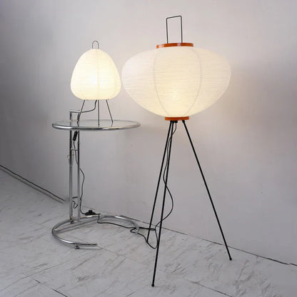 Decorbites™ Handgefertigte Wabi-Sabi-Reispapier-Stehlampe für Vintage-Nordic-Home-Dekoration