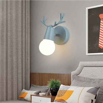 Decorbites™ LED-Wandleuchte mit Hirschkopf, moderne minimalistische Schlafzimmerbeleuchtung in 7 Farben