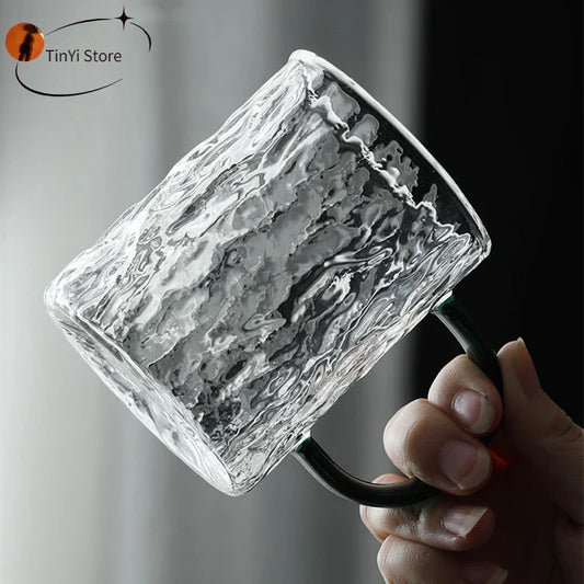 Decorbites™ Japanisches hitzebeständiges Glas-Griff-Wasser-Kaffee-Milch-Saft-Wein-Gläser