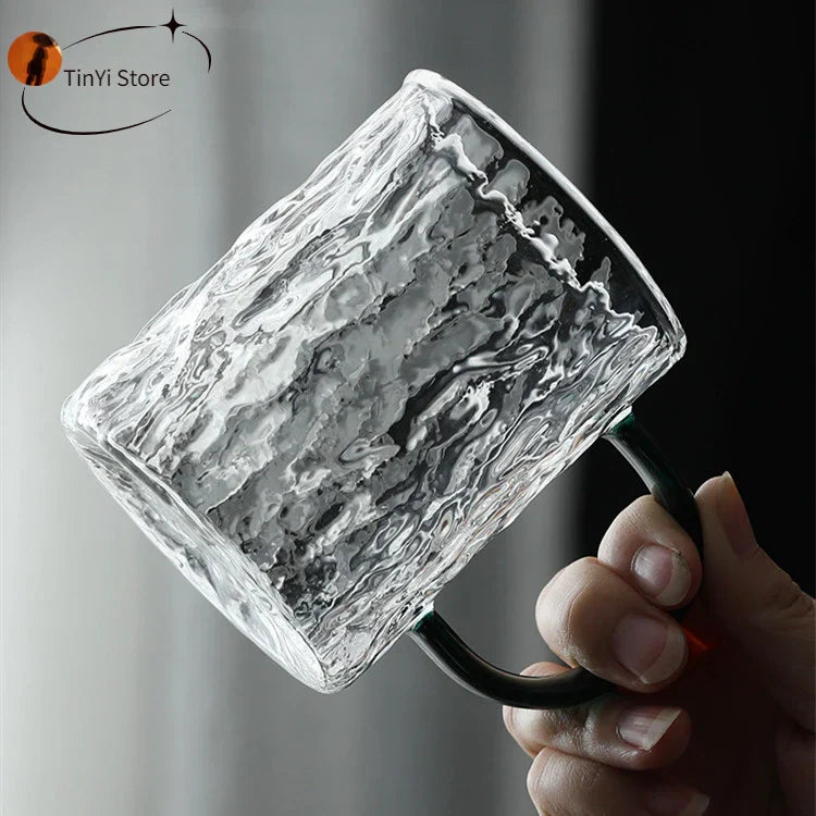 Decorbites™ Japanisches hitzebeständiges Glas-Griff-Wasser-Kaffee-Milch-Saft-Wein-Gläser