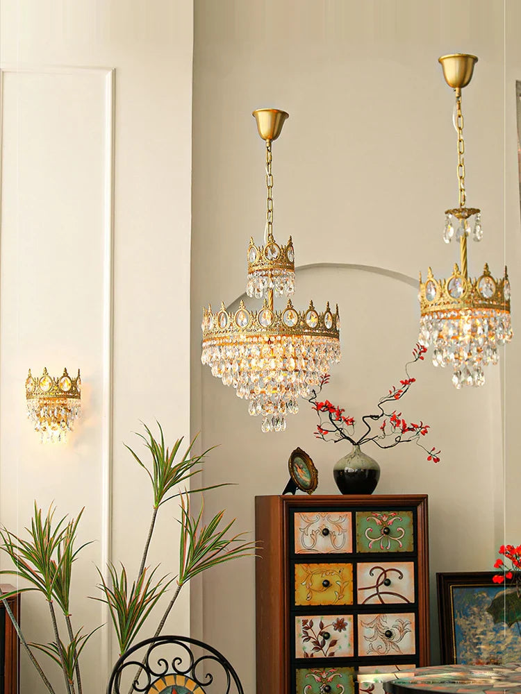 DecorBites™ Crystal LED Pendant Light for Living Room