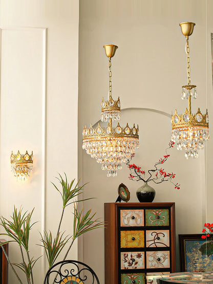 DecorBites™ Crystal LED Pendant Light for Living Room
