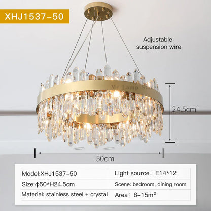 Decorbites™ Kristall-Leuchter: Postmoderne High-End-Luxus für Wohnzimmer, Schlafzimmer und Restaurant