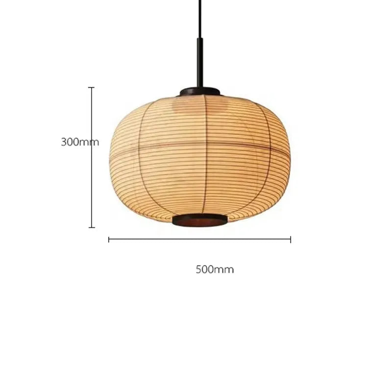 Decorbites™ Japanisches Wabi-Sabi-Stoff-Pendant-Licht: Traditionelle und kreative Beleuchtung für das Esszimmer