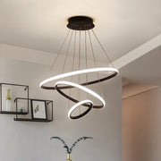 Gold Circle Rings Chandelier