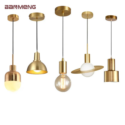 Decorbites™ Golden E27 LED-Kronleuchter für Schlafzimmer und Arbeitszimmer