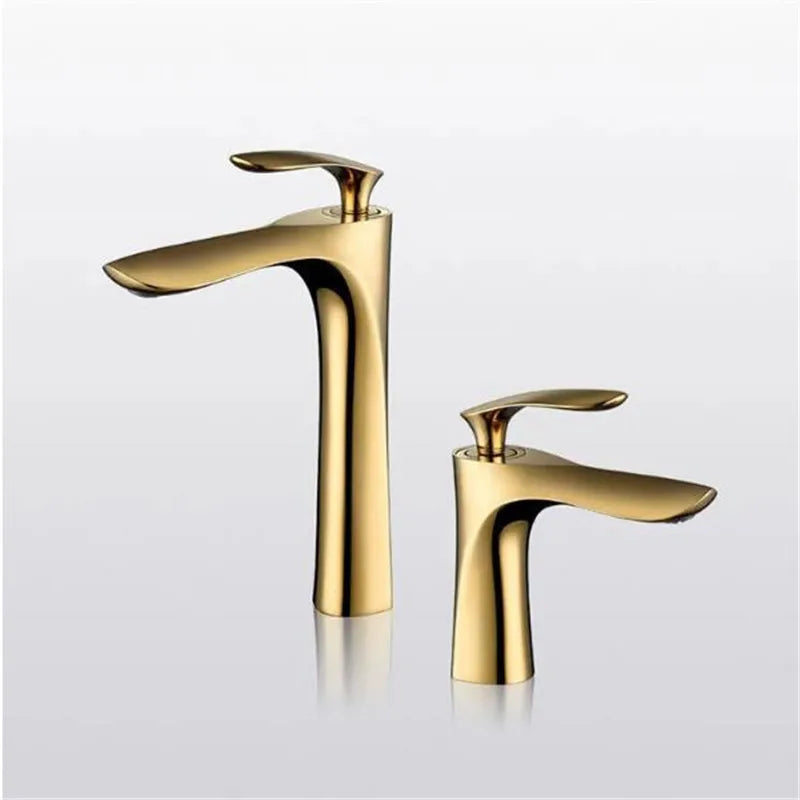 Gold Deck Mounted Faucet