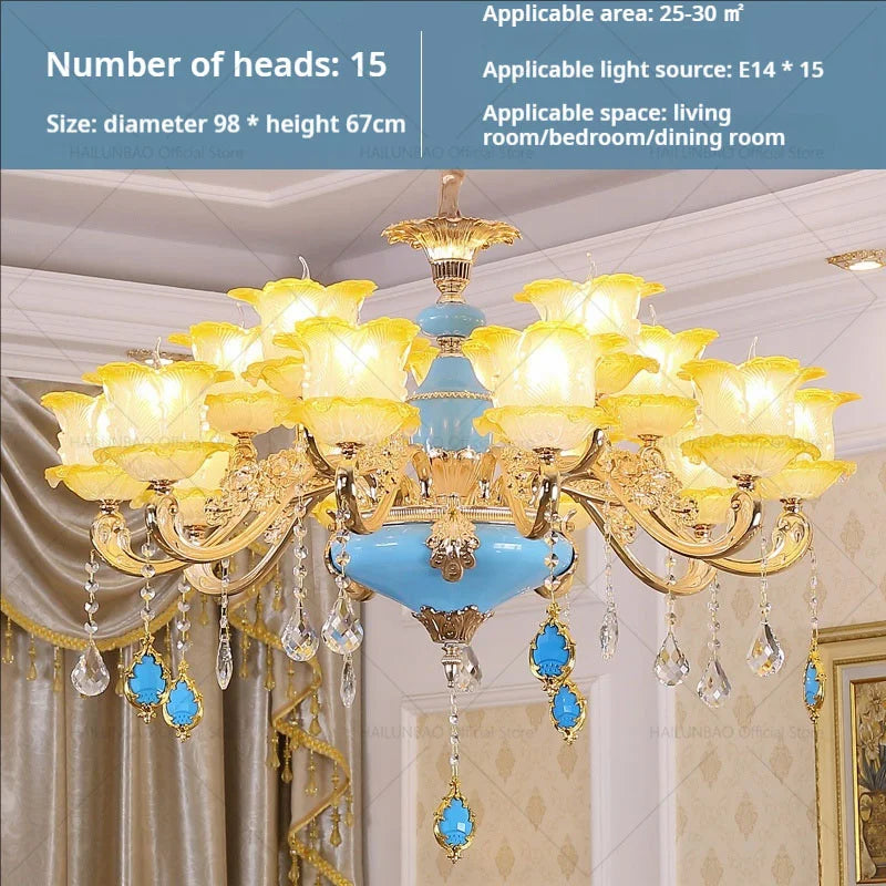 Decorbites™ Elegante Kristall-Leuchter Beleuchtung für Wohnzimmer und Schlafzimmer