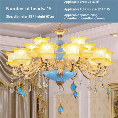 Decorbites™ Elegante Kristall-Leuchter Beleuchtung für Wohnzimmer und Schlafzimmer