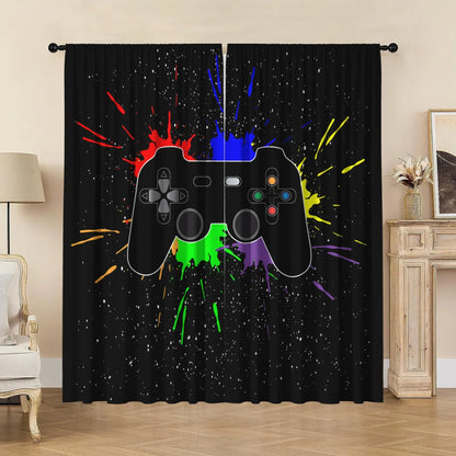 DecorBites™ Game Console Handle Curtains: Kitchen, Cafe, Living Room, Balcony Décor