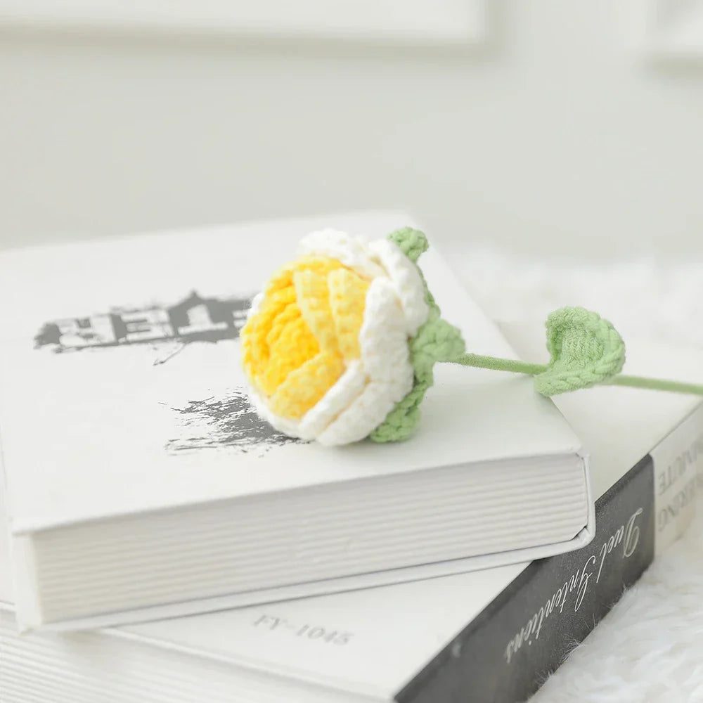 Decorbites™ Strauß aus gehäkelten Rosen DIY Häkelanleitung Hochzeitsgeschenk Muttertag-Geschenk