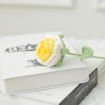 Decorbites™ Strauß aus gehäkelten Rosen DIY Häkelanleitung Hochzeitsgeschenk Muttertag-Geschenk