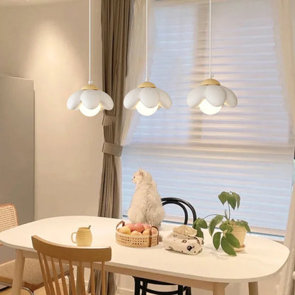 Decorbites™ Sahneblumenanhängerleuchte: Moderner nordischer Stil-Lüster für Schlafzimmer & Wohnzimmer