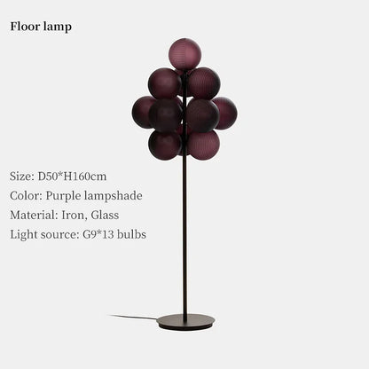 Decorbites™ Trauben-Kronleuchter: Moderne Glasball-Pendantlampe für Wohnzimmer und Schlafzimmer