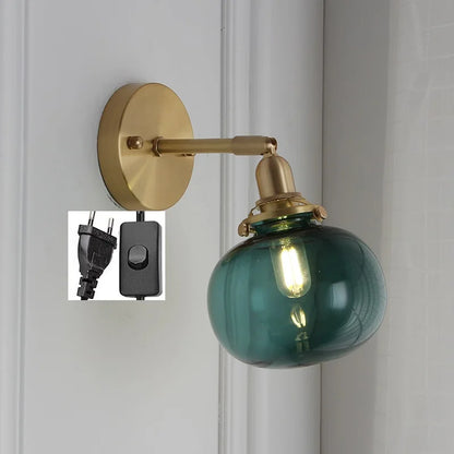 Decorbites™ Glas-Kugeln-Wandleuchte Moderne Nordische Wandleuchte für Schlafzimmer-Spiegel