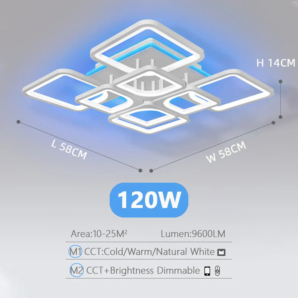 Decorbites™ LED-Deckenleuchter mit dimmbarem Licht für die Hausdekoration