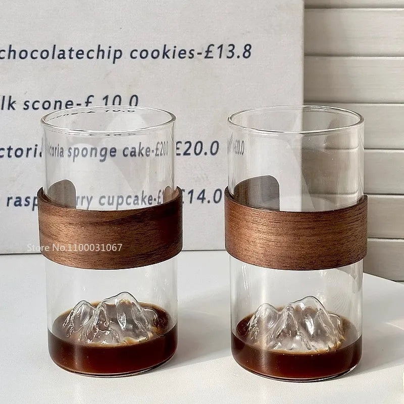 Decorbites™ Guanshan Hängeohr-Kaffeetasse Glas-Wasserbecher für Handgebrühter Latte-Tee-Getränk