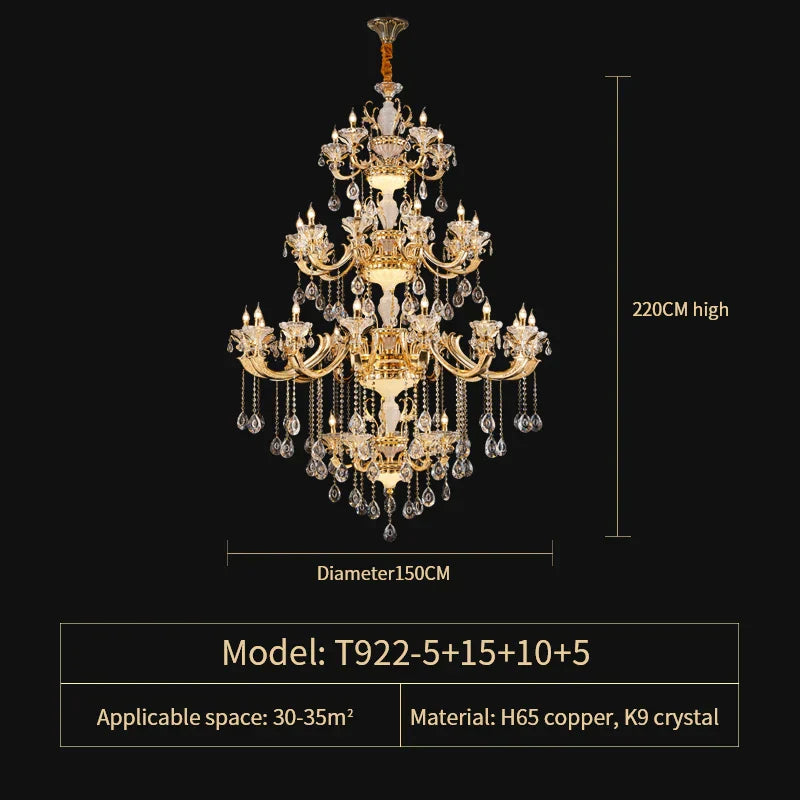 Decorbites™ Elegante Kristall-Leuchter für Wohnzimmer, Esszimmer und Schlafzimmer