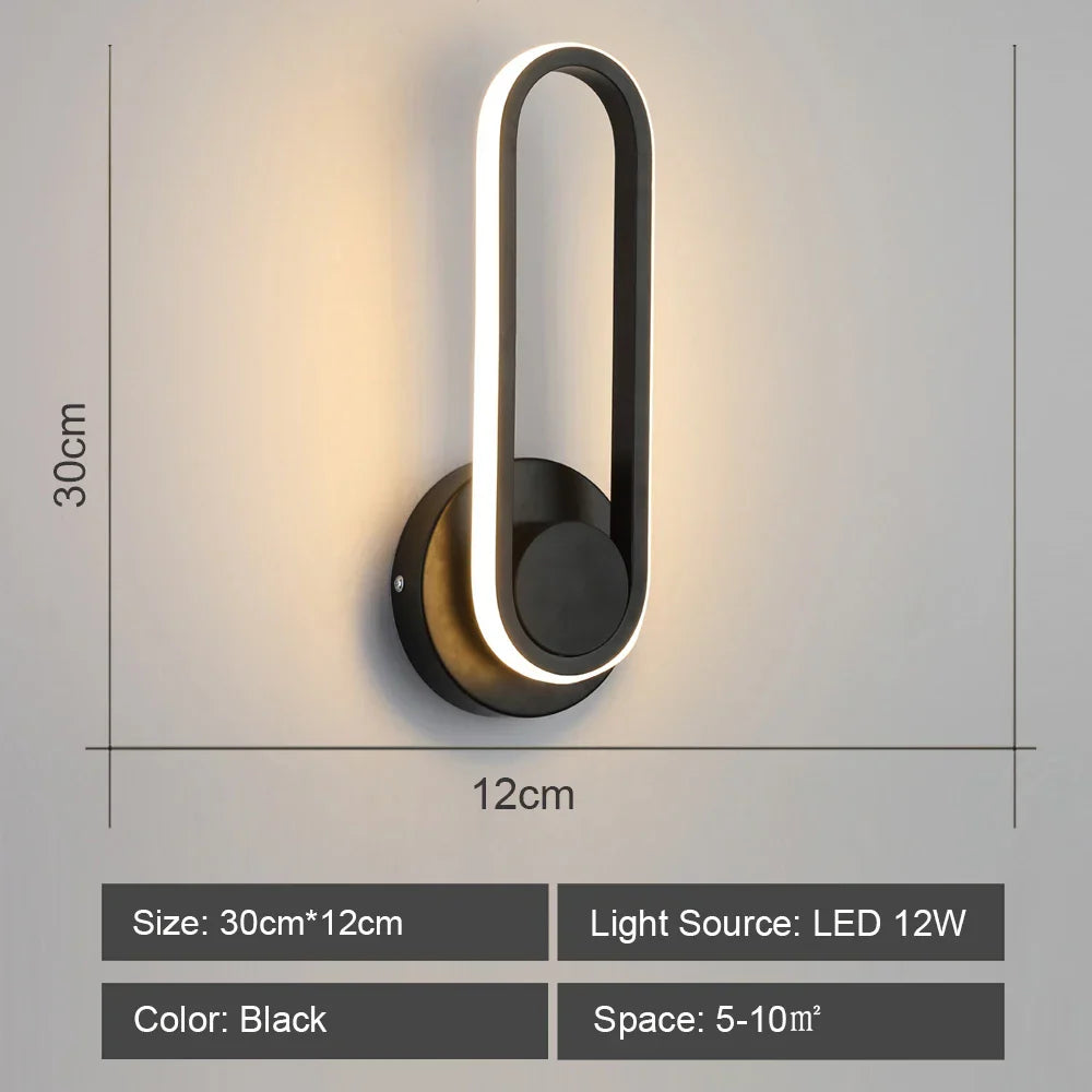 Decorbites™ LED-Acrylic-Wandlampenschirm für Schlafzimmer Wohnzimmer Heimdekoration