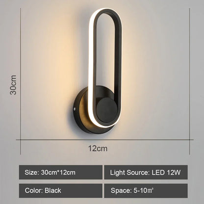 Decorbites™ LED-Acrylic-Wandlampenschirm für Schlafzimmer Wohnzimmer Heimdekoration