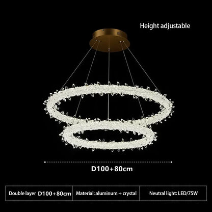 Decorbites™ Kristallblumen-LED-Hängeleuchte für Wohn- und Esszimmer