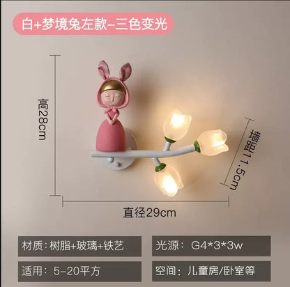 Decorbites™ LED-Wandleuchte für Kinderzimmer – Cartoon-Beleuchtung für die Kinderstube