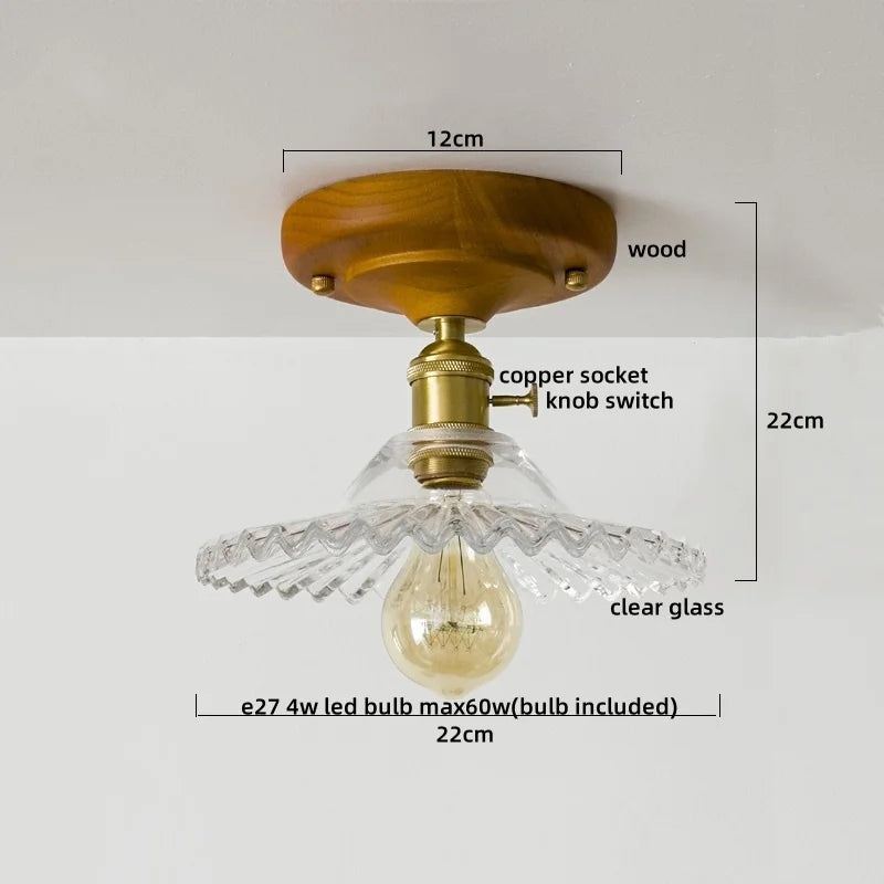 Decorbites™ Glas-Kupfer-LED-Deckenleuchte im modernen Stil für die Heimdekoration und das Restaurant