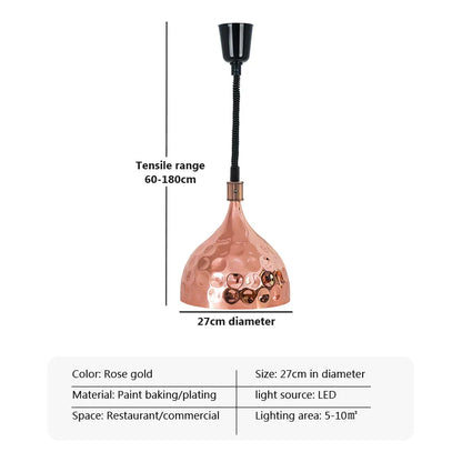 Decorbites™ Elektrische Heizlampe Teleskop-Aufhängung zur Lebensmittelkonservierung für Restaurants