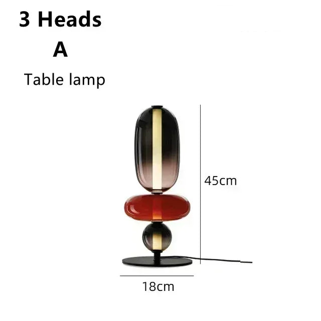 Decorbites™ Glasbodenleuchte LED Tischlampe – Italienisches Design Hohe Qualität