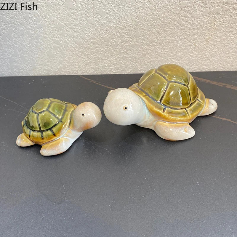 Decorbites™ Süße Schildkröten-Statue-Tablett Schreibtisch-Dekoration Raum-Dekor Kreative Skulptur