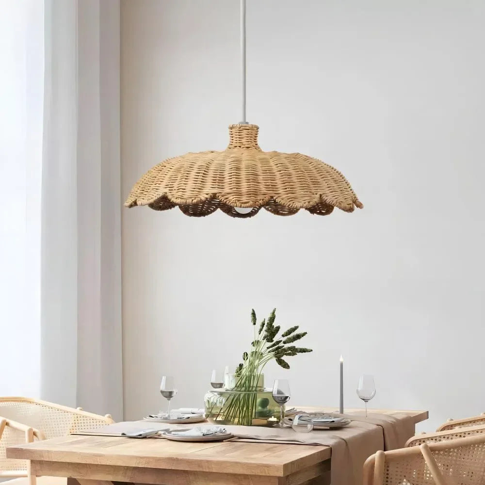 Decorbites™ Handgefertigte Rattan-Hängeleuchten - Chinesischer Stil Beleuchtung für Zuhause, Restaurant & Café