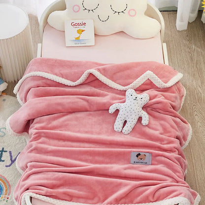 Decorbites™ Kinder-Flanell-Nickerchen-Decke - Leicht & Gemütlich Einzelbettüberwurf
