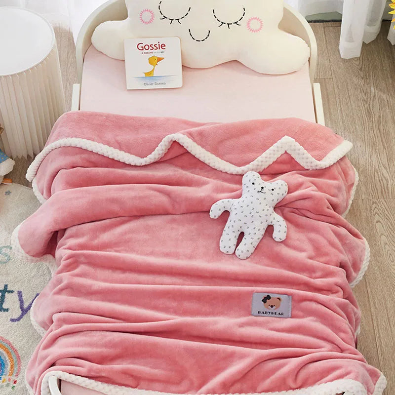 Decorbites™ Kinder-Flanell-Nickerchen-Decke - Leicht & Gemütlich Einzelbettüberwurf