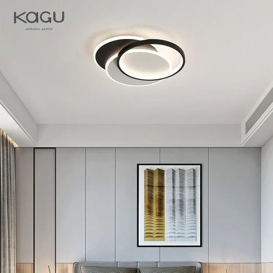 Decorbites™ LED-Kronleuchter: Schwarz-weiß moderne Beleuchtung für Wohn- und Arbeitszimmer Leuchte