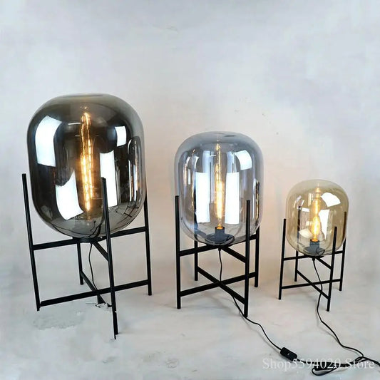 Decorbites™ Glas-Tischleuchte: Moderne LED-Dekorationsleuchte für Wohnzimmer, Schlafzimmer, Schreibtisch.
