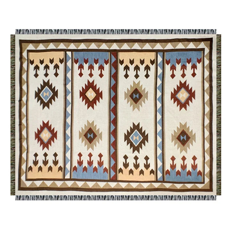 Decorbites™ Geometrische Baumwollgestrickte Sofadecke & Wandteppich