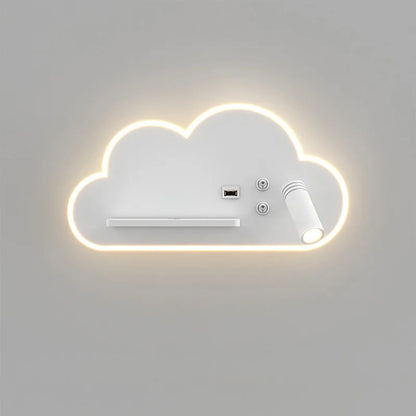 Decorbites™ LED-Bettlampe mit kabelloser Telefonladefunktion und USB, Multifunktions-Wandleuchte