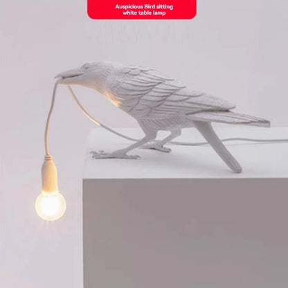 Decorbites™ Lebendige Vogel Harz-Tischlampe - Heimdekoration-Beleuchtung für Schlafzimmer, Wohnzimmer
