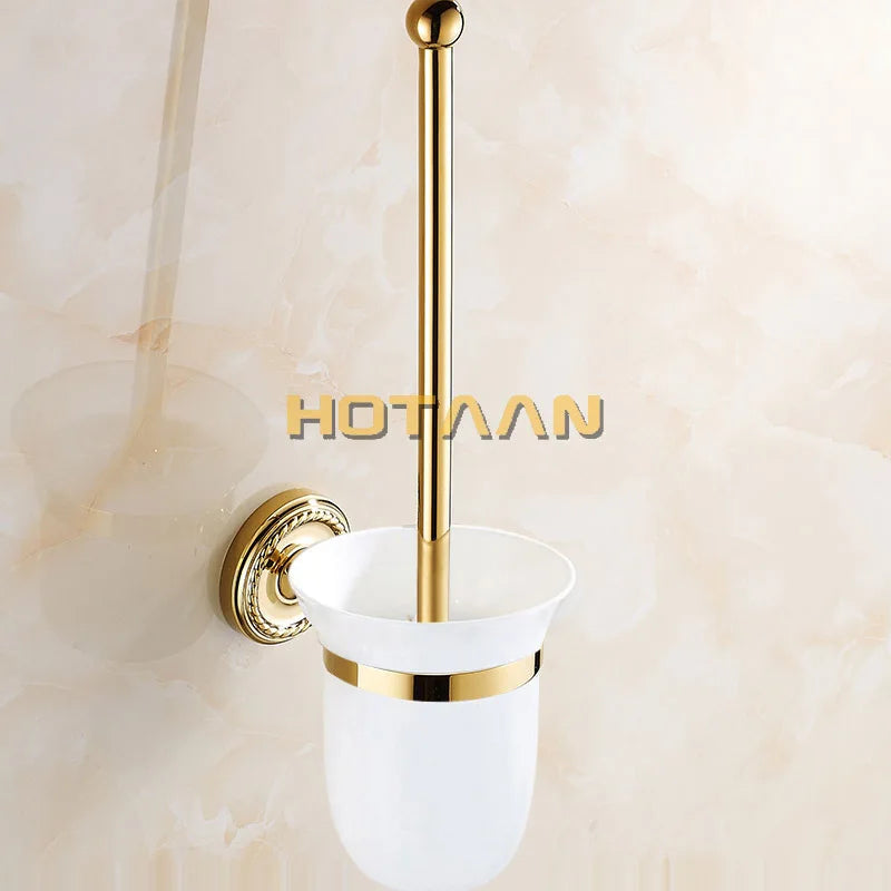 Gold Brass Accessory Set