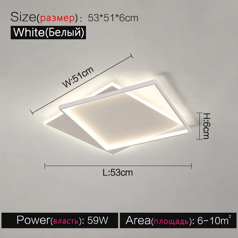 Decorbites™ LED-Deckenleuchte-Set – Modern minimalistisches nordisches Schlafzimmer-Wohnzimmer-Beleuchtung