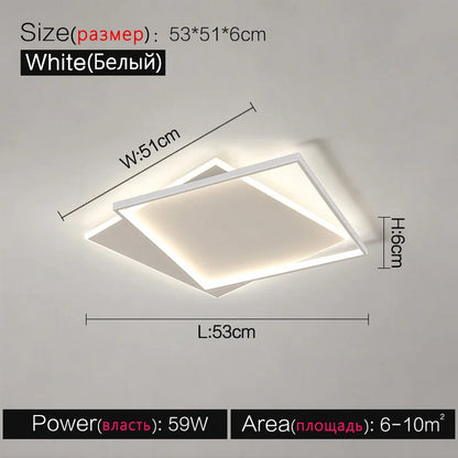 Decorbites™ LED-Deckenleuchte-Set – Modern minimalistisches nordisches Schlafzimmer-Wohnzimmer-Beleuchtung