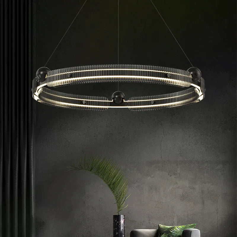 Decorbites™ Leuchtender Luxus-Kreisleuchte LED Wohnzimmer-Kronleuchter