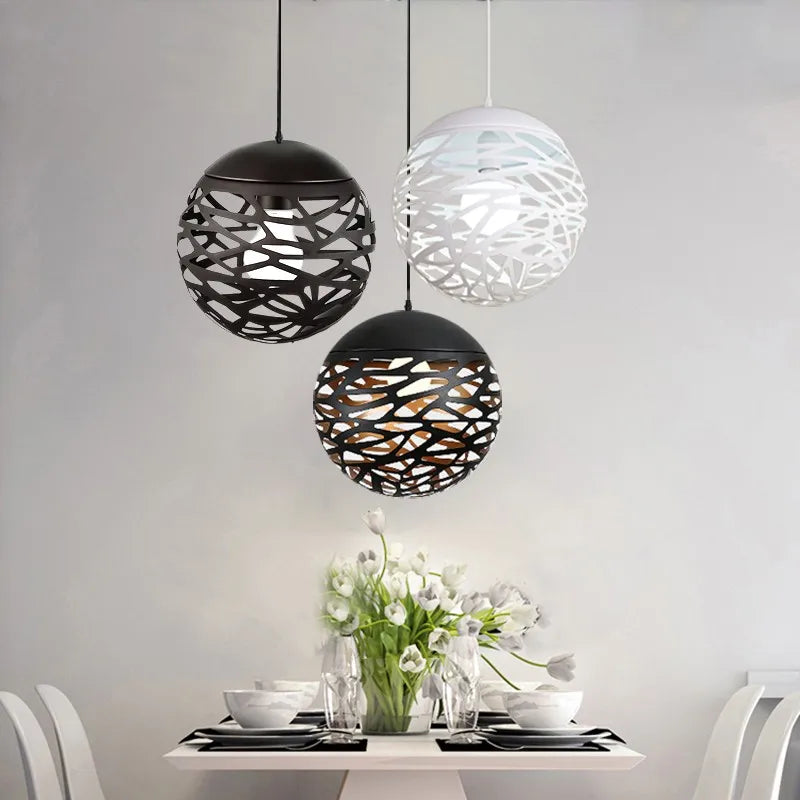 Decorbites™ Kelly Anhängerlampe: Vintage Kugel-Lampe Kronleuchter für industrielle Heimdekoration
