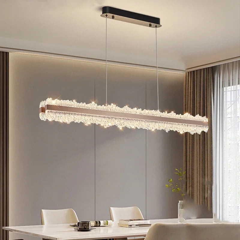 Bronze LED Pendant Light 120cm Dimmable