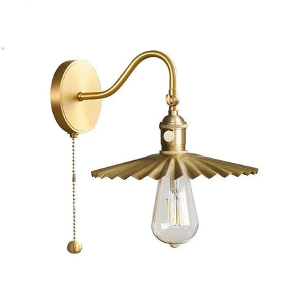 DecorBites™ Adjustable Copper Wall Sconce Edison Lamp LED - Modern Bedroom Bathroom Light