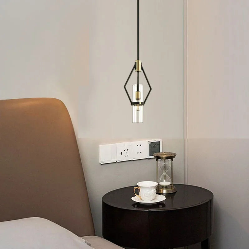 Decorbites™ Klar-Glas-E27-Glühbirnen-Pendantleuchten für Esszimmer, Küche, Schlafzimmer