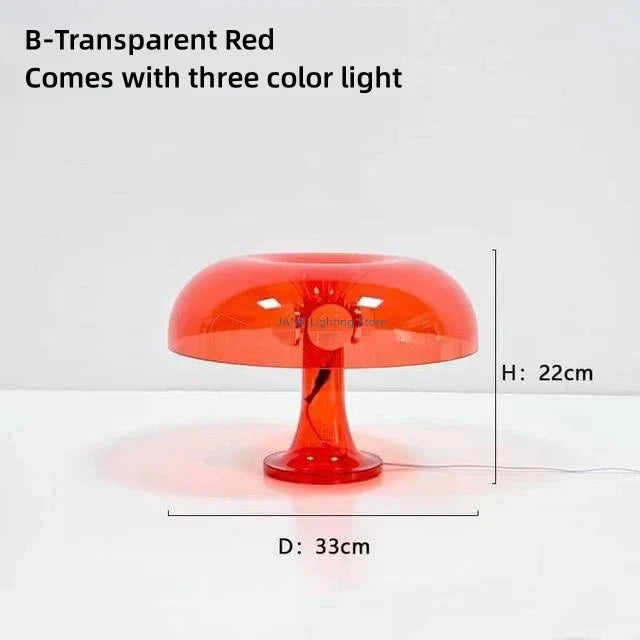 Decorbites™ Design-LED-Pilz-Tischleuchte für modernes minimalistisches Dekor-Beleuchtung im Schlafzimmer & Wohnzimmer