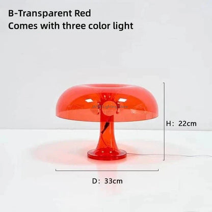 Decorbites™ Design-LED-Pilz-Tischleuchte für modernes minimalistisches Dekor-Beleuchtung im Schlafzimmer & Wohnzimmer