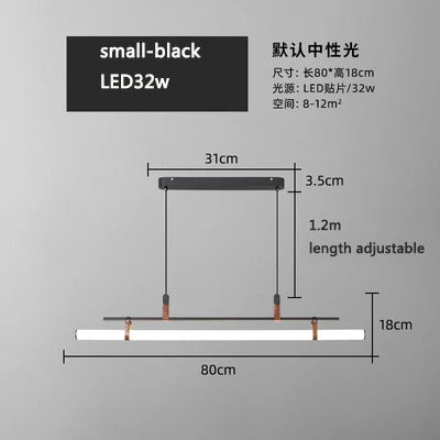 Decorbites™ Glasgürtel-Kronleuchter: Moderne LED-Beleuchtung für Innenräume in Restaurants & Büros