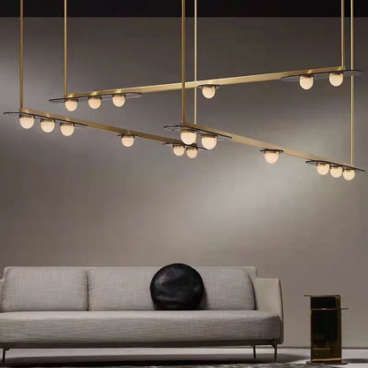 Decorbites™ Graue Glas-LED-Kronleuchter: Moderne Art-Deco-Beleuchtung für Esszimmer, Küche und Salon